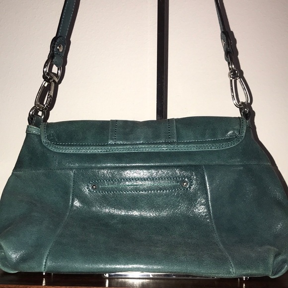 B.Makowski Green Crossbody Bag - Picture 2 of 16